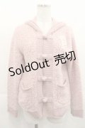 PINK HOUSE / Ｐロゴワッペン付きフードカーディガン  ピンク I-25-11-15-028-LO-TO-SA-ZI