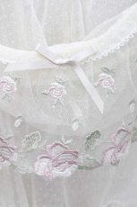画像3: PINK HOUSE / ローズレース使いフード付きベスト  生成り I-25-11-15-030-LO-TO-SA-ZI (3)