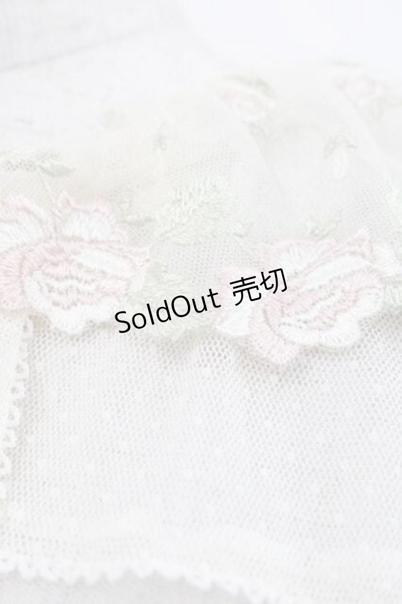 画像5: PINK HOUSE / ローズレース使いフード付きベスト  生成り I-25-11-15-030-LO-TO-SA-ZI (5)