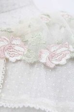 画像5: PINK HOUSE / ローズレース使いフード付きベスト  生成り I-25-11-15-030-LO-TO-SA-ZI (5)