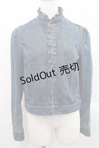Jane Marple / デニムナポレオンジャケット M インディゴ I-25-11-15-031-JM-JA-SA-ZI