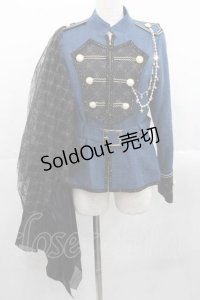 ALICE and the PIRATES / 星の煌めきと希望の光ジャケット  ネイビーＸ黒 I-25-11-15-033-PA-JA-SA-ZI