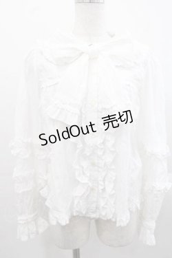 画像1: Angelic Pretty / Charming Frillブラウス(無地)  白 I-25-11-15-004-AP-BL-SA-ZI