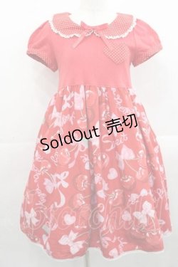 画像1: Angelic Pretty / Wrapping Cherryカットワンピース  赤 I-25-11-15-034-AP-OP-SA-ZI