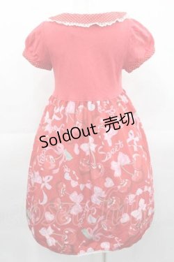 画像2: Angelic Pretty / Wrapping Cherryカットワンピース  赤 I-25-11-15-034-AP-OP-SA-ZI