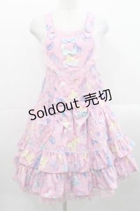 Angelic Pretty / Jelly Candy Toysハートサロペット  ピンク I-25-11-15-035-AP-OP-SA-ZI