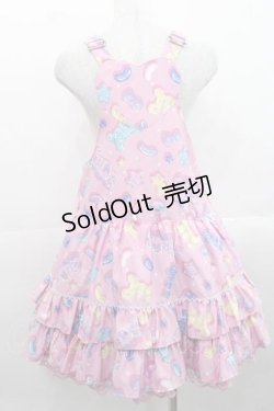 画像2: Angelic Pretty / Jelly Candy Toysハートサロペット  ピンク I-25-11-15-035-AP-OP-SA-ZI