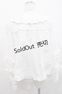 画像2: Angelic Pretty / Charming Frillブラウス(無地)  白 I-25-11-15-004-AP-BL-SA-ZI