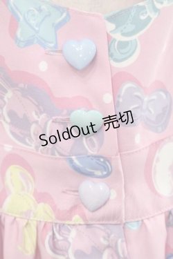 画像5: Angelic Pretty / Jelly Candy Toysハートサロペット  ピンク I-25-11-15-035-AP-OP-SA-ZI