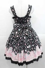 画像2: Angelic Pretty / メモリアルケーキ胸フリルジャンパースカート  黒 I-25-11-15-036-AP-OP-SA-ZI (2)