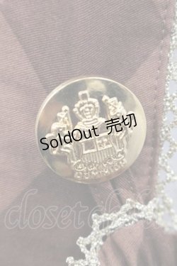 画像5: Angelic Pretty / Chess Chocolate ジャボ付ジャンパースカート  ブラウン I-25-11-15-037-AP-OP-SA-ZI