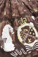 画像6: Angelic Pretty / Chess Chocolate ジャボ付ジャンパースカート  ブラウン I-25-11-15-037-AP-OP-SA-ZI (6)