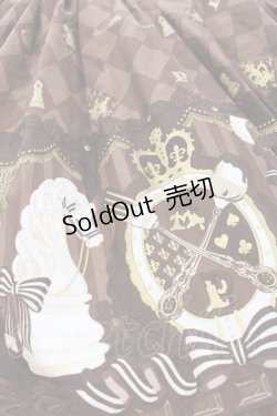 画像6: Angelic Pretty / Chess Chocolate ジャボ付ジャンパースカート  ブラウン I-25-11-15-037-AP-OP-SA-ZI