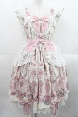 画像1: Angelic Pretty / Rose Tasselジャンパースカート  ピンク I-25-11-15-039-AP-OP-SA-ZI (1)