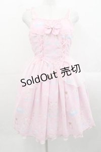Angelic Pretty / 双子のエトワールドレスジャンパースカート  ピンク I-25-11-15-040-AP-OP-SA-ZI