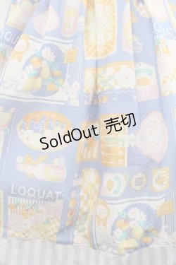 画像5: MISS POINT（海外ロリータブランド） / レモン&コスモスワンピース  青Ｘ白 I-25-11-15-050-LO-OP-SA-ZI