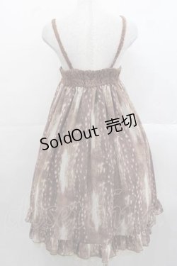 画像2: Emily Temple cute / Fawn Furジャンパースカート  ブラウン I-25-11-15-054-ET-OP-SA-ZI