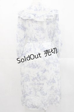 画像2: Jane Marple / A day in JouyのAgathaドレス  白Ｘ青 I-25-11-15-056-JM-OP-SA-ZI