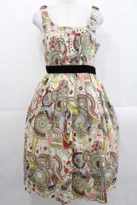 Jane Marple / ワンダーランドジャンパースカート M ベージュ I-25-11-15-058-JM-OP-SA-ZI