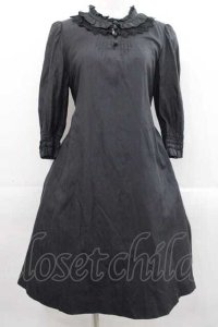 Jane Marple / レースワンピース M ブラック I-25-11-15-059-JM-OP-SA-ZI