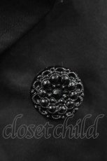 画像4: h.naoto Blood / クロス刺繍変形ロングベスト  黒ｘ赤 I-25-11-15-065-HN-TO-SA-ZI (4)