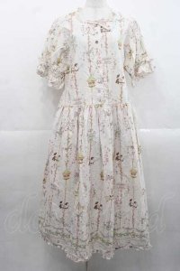 PINK HOUSE / メリーゴーラウンドプリントミディワンピース  ピンク I-25-11-15-069-LO-OP-SA-ZI