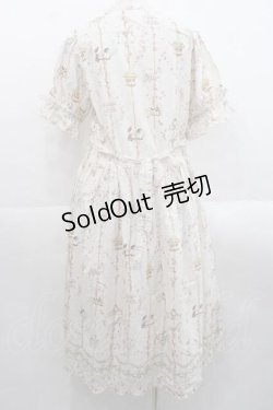 画像2: PINK HOUSE / メリーゴーラウンドプリントミディワンピース  ピンク I-25-11-15-069-LO-OP-SA-ZI