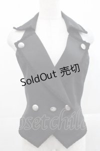 ALICE and the PIRATES / トリノットベスト  黒 I-25-11-15-008-PA-JA-SA-ZI