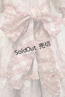 画像4: PINK HOUSE / バラ園うさぎプリントパッチワークワンピース  ピンク I-25-11-15-070-LO-OP-SA-ZI