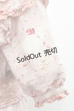 画像5: PINK HOUSE / バラ園うさぎプリントパッチワークワンピース  ピンク I-25-11-15-070-LO-OP-SA-ZI