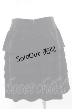 画像2: Jane Marple / 別珍段スカート  ブラック I-25-11-15-081-JM-SK-SA-ZI