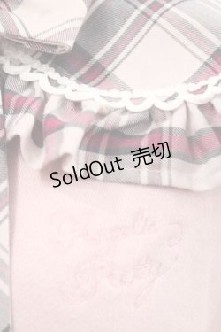 画像3: Angelic Pretty / タータンチェックレッスン付け襟プルオーバー  ピンク I-25-11-15-009-AP-TO-SA-ZI