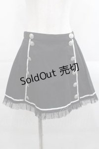 PUTUMAYO / フロントボタンスカート  黒Ｘ白 I-25-11-15-086-PT-SK-SA-ZI