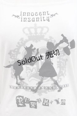 画像3: PUTUMAYO / innocent insanityカットソー  白Ｘ黒 I-25-11-15-015-PT-TO-SA-ZI