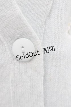 画像4: PINK HOUSE / 雛菊刺繍Pモチーフニットカーディガン  サックス I-25-11-15-023-LO-TO-SA-ZI