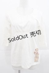 PINK HOUSE / チェックくまカットソー  アイボリー I-25-11-15-024-LO-TO-SA-ZI