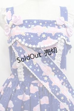 画像3: BABY,THE STARS SHINE BRIGHT / Toy's Fluffy Dream柄ジャンパースカートI  紺 I-25-11-18-035-BA-OP-SA-ZI