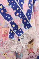 画像6: BABY,THE STARS SHINE BRIGHT / Toy's Fluffy Dream柄ジャンパースカートI  紺 I-25-11-18-035-BA-OP-SA-ZI (6)