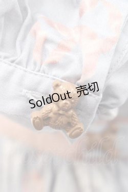 画像5: Lullaby（海外ロリータブランド） / Bear’s Lullabyショートスリーブワンピース S サックス I-25-11-18-037-LO-OP-SA-ZI