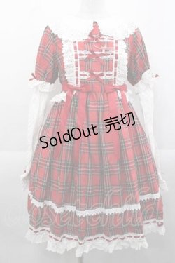 画像1: 中国ロリータ【小能熊】（海外ロリータブランド） / Laura Doll ワンピース M レッド I-25-11-18-038-LO-OP-SA-ZI