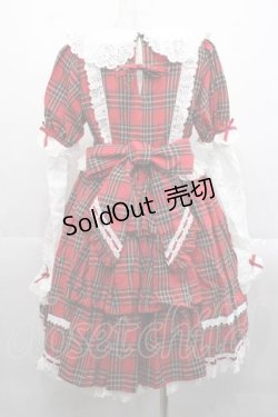 画像2: 中国ロリータ【小能熊】（海外ロリータブランド） / Laura Doll ワンピース M レッド I-25-11-18-038-LO-OP-SA-ZI