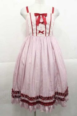 画像1: Cute.Q / Jenny's dresserジャンパースカート S ピンク I-25-11-18-039-EL-OP-SA-ZI