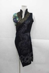 Qutie Frash / 着物チュニック  黒 I-25-11-18-007-QU-TO-SA-ZI