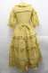 画像2: Surfacespell（海外ロリータブランド） / A Bank Where The Wild Thyme Blows 前開きワンピース  イエロー I-25-11-18-040-LO-OP-SA-ZI (2)
