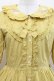 画像3: Surfacespell（海外ロリータブランド） / A Bank Where The Wild Thyme Blows 前開きワンピース  イエロー I-25-11-18-040-LO-OP-SA-ZI (3)