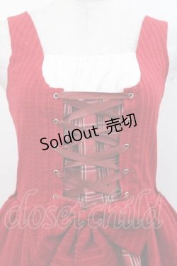 画像5: YUPBRO（海外ロリータブランド） / 赤ずきんちゃん フードマント付きジャンパースカート4点セット  レッド I-25-11-18-041-LO-OP-SA-ZI