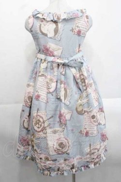 画像2: Frozen memory（海外ロリータブランド） / Lazy afternoonジャンパースカート S サックス I-25-11-18-042-LO-OP-SA-ZI