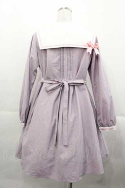 画像2: Cute.Q / Marine 水玉リボン ワンピース S ラベンダー I-25-11-18-048-EL-OP-SA-ZI