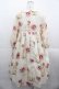 画像2: Leur Getter / Rose Rabbit袖付ワンピース M アイボリー I-25-11-18-051-LU-OP-SA-ZI (2)
