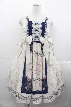 画像1: 仲夏物語 / Run Aliceジャンパースカート S ネイビー I-25-11-18-054-EL-OP-SA-ZI